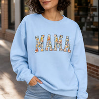 Personalized Floral Family Sweatshirt, Custom Choose Your Family Nickname Shirt, Mama Grandma Auntie Mimi Gigi Nonna Mom Gift
