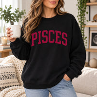 Custom Zodiac Sweatshirt, College EST Year Star Sign