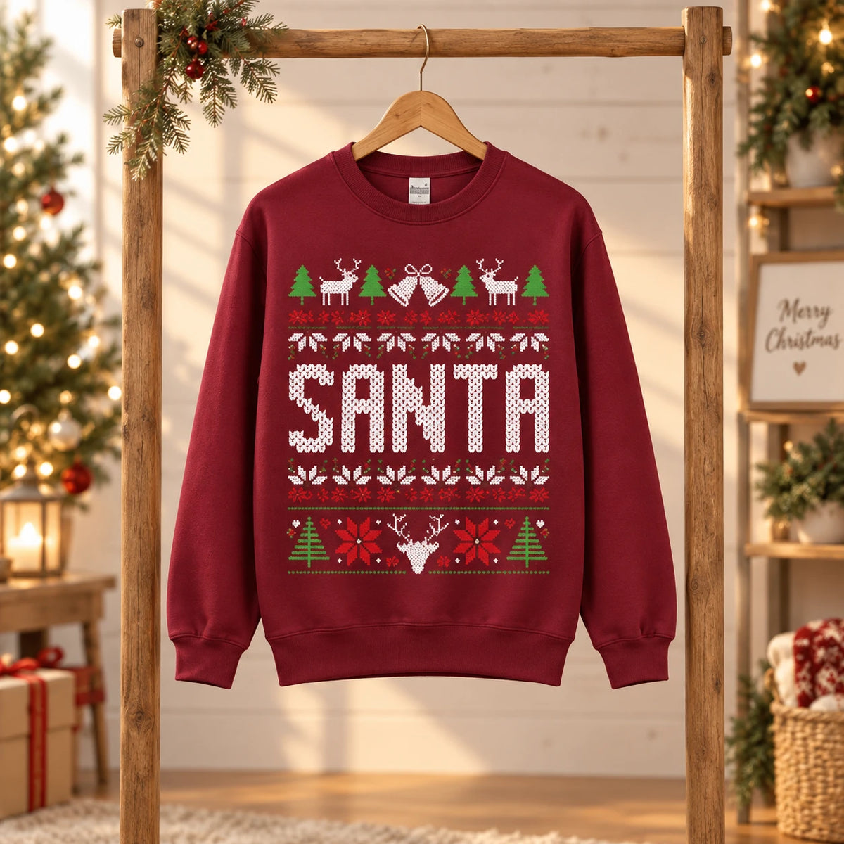 Custom Couple Christmas Sweatshirt, Funny Ugly Holiday Matching, Choose Your Design, Boyfriend Girlfriend Xmas Gift