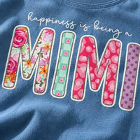 Personalized Mama Shirt, Custom Floral Family Title T-Shirt, Choose MAMA MIMI GIGI NANA HONEY GRANDMA, Mother's Day Gift