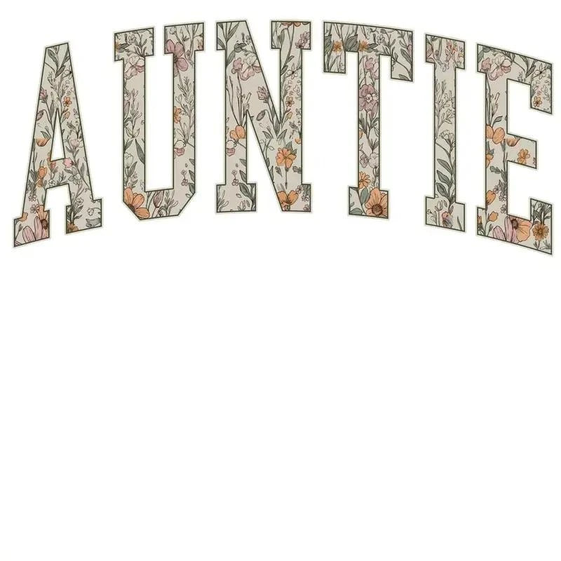Personalized Grandma Sweatshirt Floral Varsity Grandma Nickname Custom Name Mother's Day Gift Women Cottage Floral Style – AUNTIE
