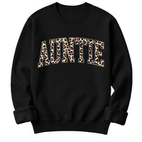 Personalized Grandma Sweatshirt Custom Leopard Nickname Gigi Mimi Nana Mama Mother's Day Family Matching Gift Women Leopard Varsity – AUNTIE