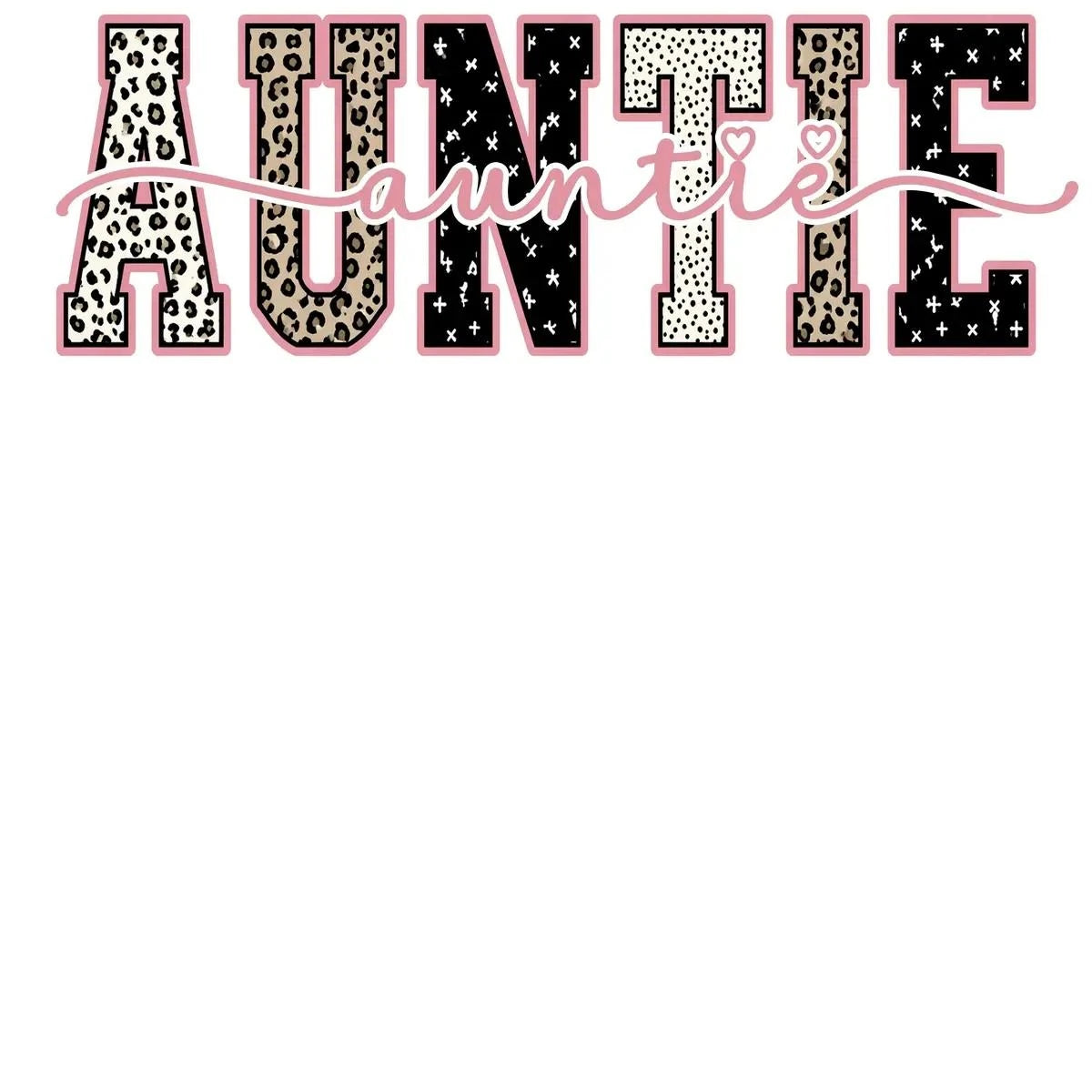 Personalized Grandma Sweatshirt With Leopard Nickname – AUNTIE