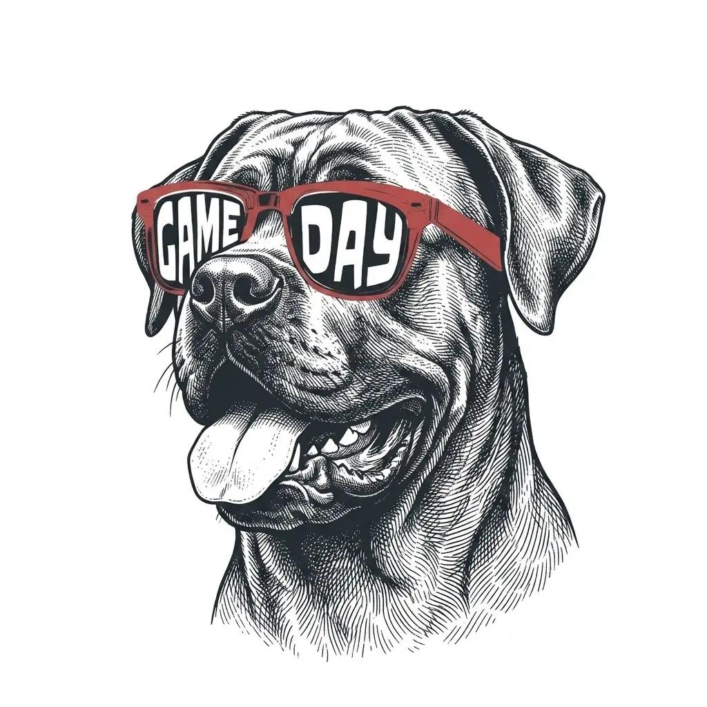 Personalized Dog Breed Game Day Sweatshirt, Custom Choose Your Dog, Football Pet Lover Gift for Dog Mom Dad Fall Sports Fans – Cane Corso