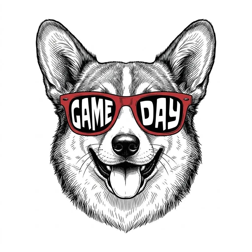 Personalized Dog Breed Game Day Sweatshirt, Custom Choose Your Dog, Football Pet Lover Gift for Dog Mom Dad Fall Sports Fans – Corgi