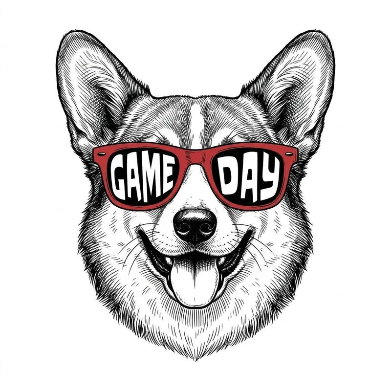 Personalized Dog Breed Game Day Sweatshirt, Custom Choose Your Dog, Football Pet Lover Gift for Dog Mom Dad Fall Sports Fans – Corgi