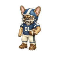 Personalized Dog Breed Football Sweatshirt, Custom Choose Your Dog Player, Game Day Dog Mom Dad Gift for Pet Lovers and Sports Fans – French Bulldog