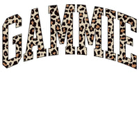 Personalized Mama Sweatshirt, Leopard Print Varsity – GAMMIE
