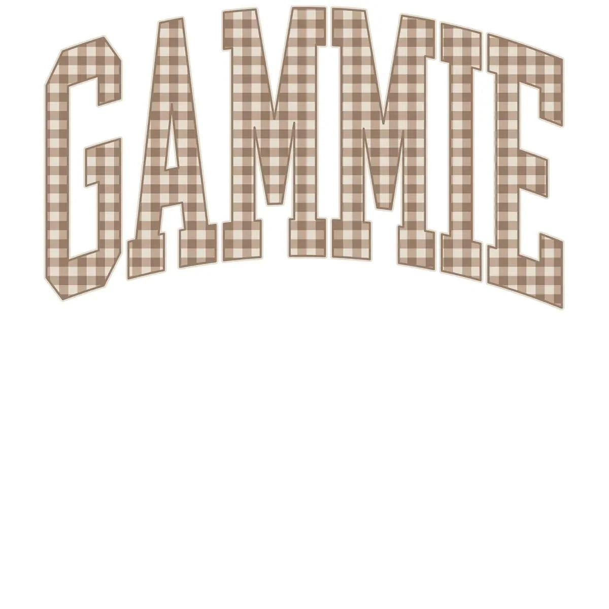 Personalized Grandma Sweatshirt Vintage Gingham Varsity – GAMMIE