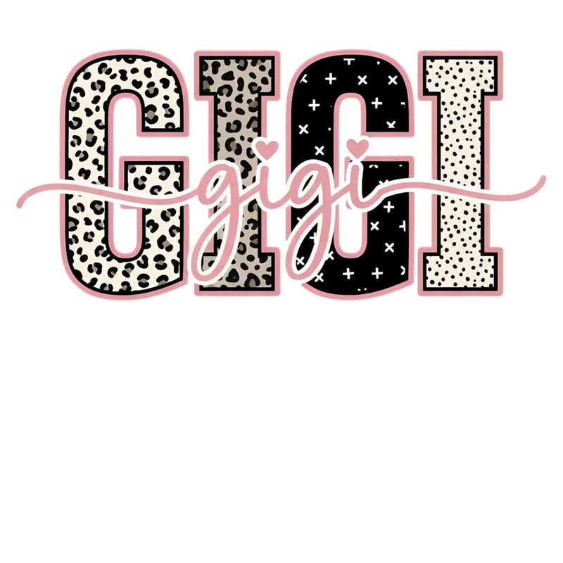 Personalized Grandma Sweatshirt With Leopard Nickname – GIGI