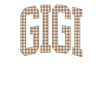Personalized Grandma Sweatshirt Vintage Gingham Varsity – GIGI