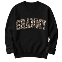 Personalized Grandma Sweatshirt Custom Leopard Nickname Gigi Mimi Nana Mama Mother's Day Family Matching Gift Women Leopard Varsity – GRAMMY