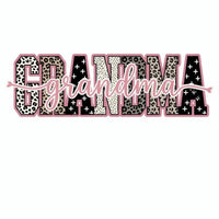 Personalized Grandma Sweatshirt With Leopard Nickname – GRANDMA