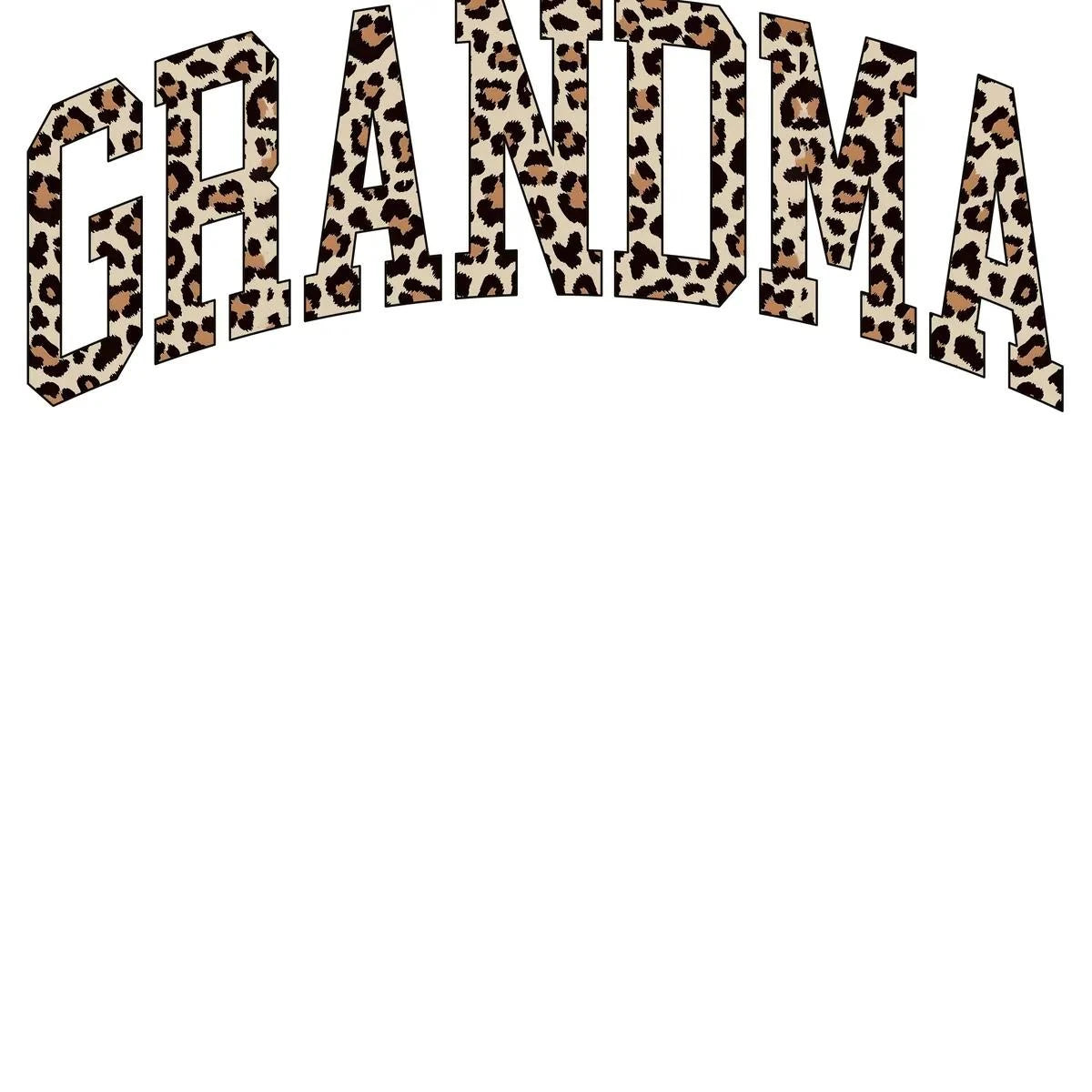 Personalized Mama Sweatshirt, Leopard Print Varsity – GRANDMA