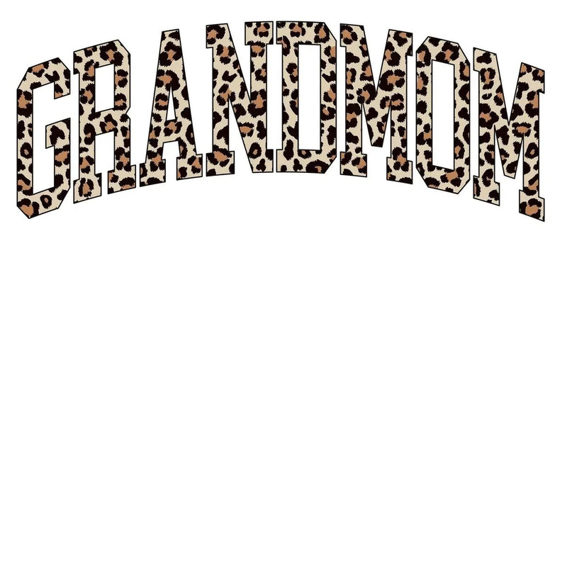 Personalized Mama Sweatshirt, Leopard Print Varsity – GRANDMOM