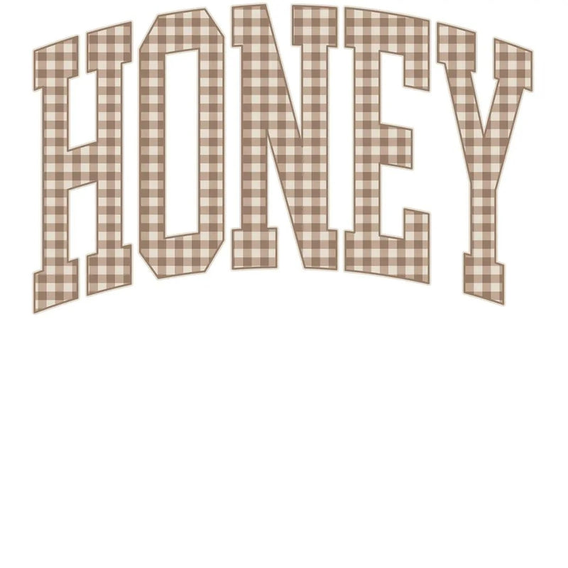 Personalized Grandma Sweatshirt Vintage Gingham Varsity – HONEY
