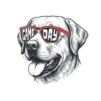 Personalized Dog Breed Game Day Sweatshirt, Custom Choose Your Dog, Football Pet Lover Gift for Dog Mom Dad Fall Sports Fans – Labrador Retriever