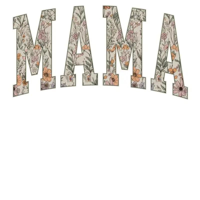 Personalized Grandma Sweatshirt Floral Varsity Grandma Nickname Custom Name Mother's Day Gift Women Cottage Floral Style – MAMA