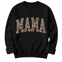 Personalized Grandma Sweatshirt Custom Leopard Nickname Gigi Mimi Nana Mama Mother's Day Family Matching Gift Women Leopard Varsity – MAMA