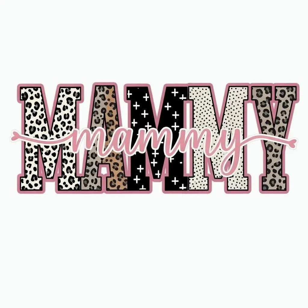Personalized Grandma Sweatshirt With Leopard Nickname – MAMMY