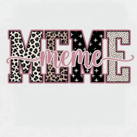 Personalized Grandma Sweatshirt With Leopard Nickname – MEME