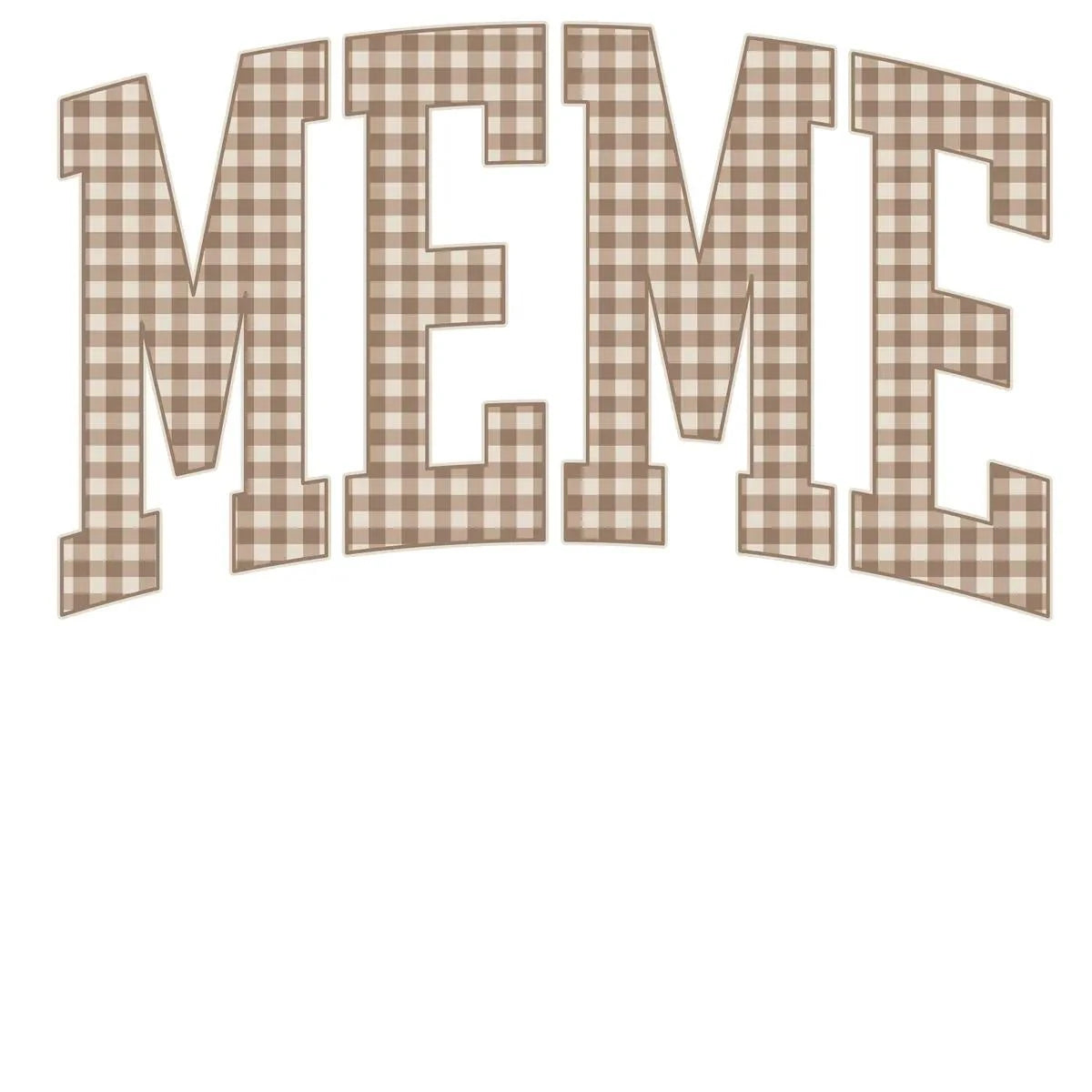 Personalized Grandma Sweatshirt Vintage Gingham Varsity – MEME