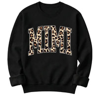 Personalized Grandma Sweatshirt Custom Leopard Nickname Gigi Mimi Nana Mama Mother's Day Family Matching Gift Women Leopard Varsity – MIMI