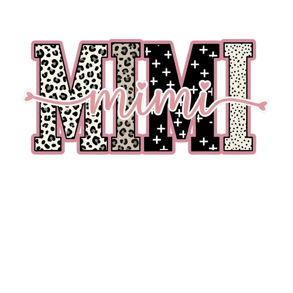 Personalized Grandma Sweatshirt With Leopard Nickname – MIMI