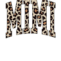 Personalized Mama Sweatshirt, Leopard Print Varsity – MIMI