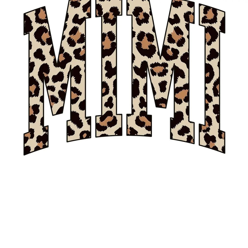 Personalized Mama Sweatshirt, Leopard Print Varsity – MIMI