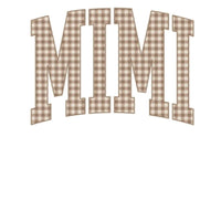 Personalized Grandma Sweatshirt Vintage Gingham Varsity – MIMI
