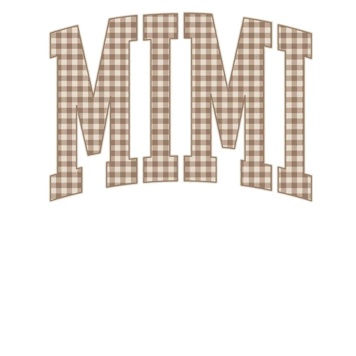 Personalized Grandma Sweatshirt Vintage Gingham Varsity – MIMI