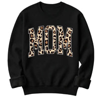 Personalized Grandma Sweatshirt Custom Leopard Nickname Gigi Mimi Nana Mama Mother's Day Family Matching Gift Women Leopard Varsity – MOM