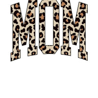 Personalized Mama Sweatshirt, Leopard Print Varsity – MOM