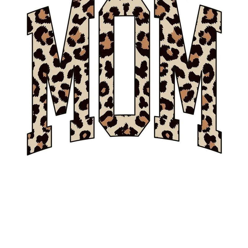 Personalized Mama Sweatshirt, Leopard Print Varsity – MOM