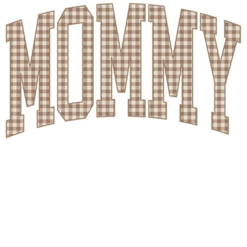 Personalized Grandma Sweatshirt Vintage Gingham Varsity – MOMMY
