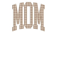Personalized Grandma Sweatshirt Vintage Gingham Varsity – MOM
