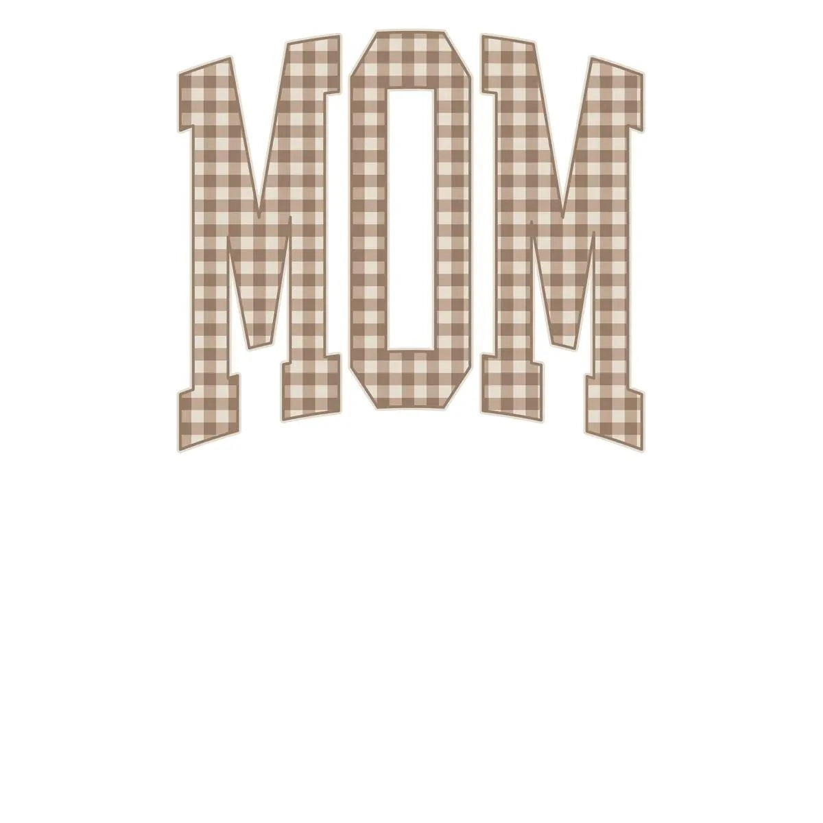 Personalized Grandma Sweatshirt Vintage Gingham Varsity – MOM