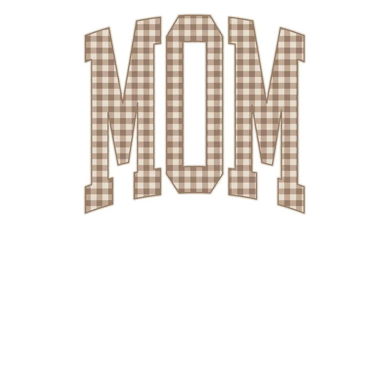 Personalized Grandma Sweatshirt Vintage Gingham Varsity – MOM