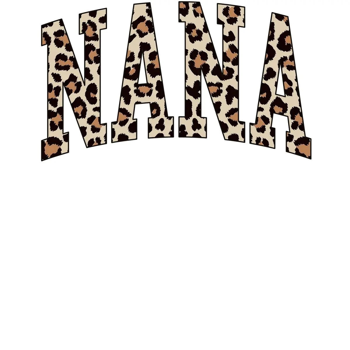 Custom Grandma Sweatshirt, Personalized Leopard Varsity Nana Gigi Mimi, Mother's Day Gift for Grandma, Women Retro Cheetah Print – NANA