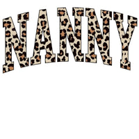 Personalized Mama Sweatshirt, Leopard Print Varsity – NANNY