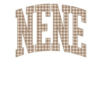Personalized Grandma Sweatshirt Vintage Gingham Varsity – NENE