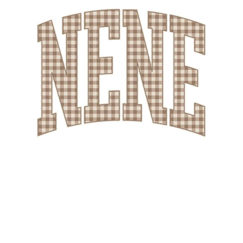 Personalized Grandma Sweatshirt Vintage Gingham Varsity – NENE