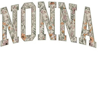 Personalized Grandma Sweatshirt Floral Varsity Grandma Nickname Custom Name Mother's Day Gift Women Cottage Floral Style – NONNA