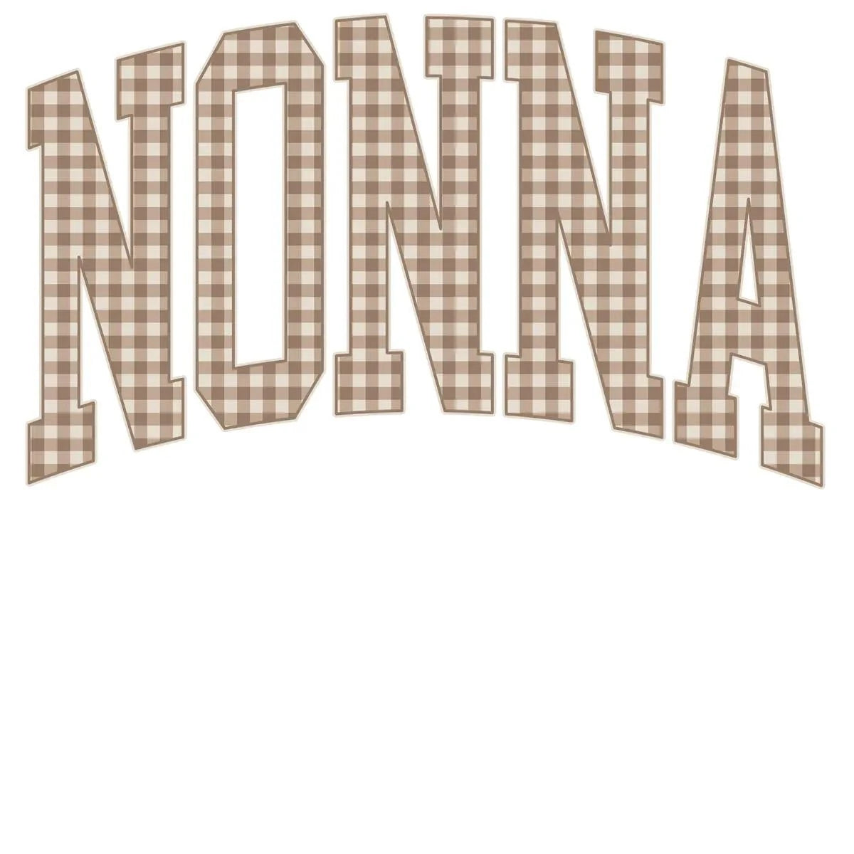 Personalized Grandma Sweatshirt Vintage Gingham Varsity – NONNA