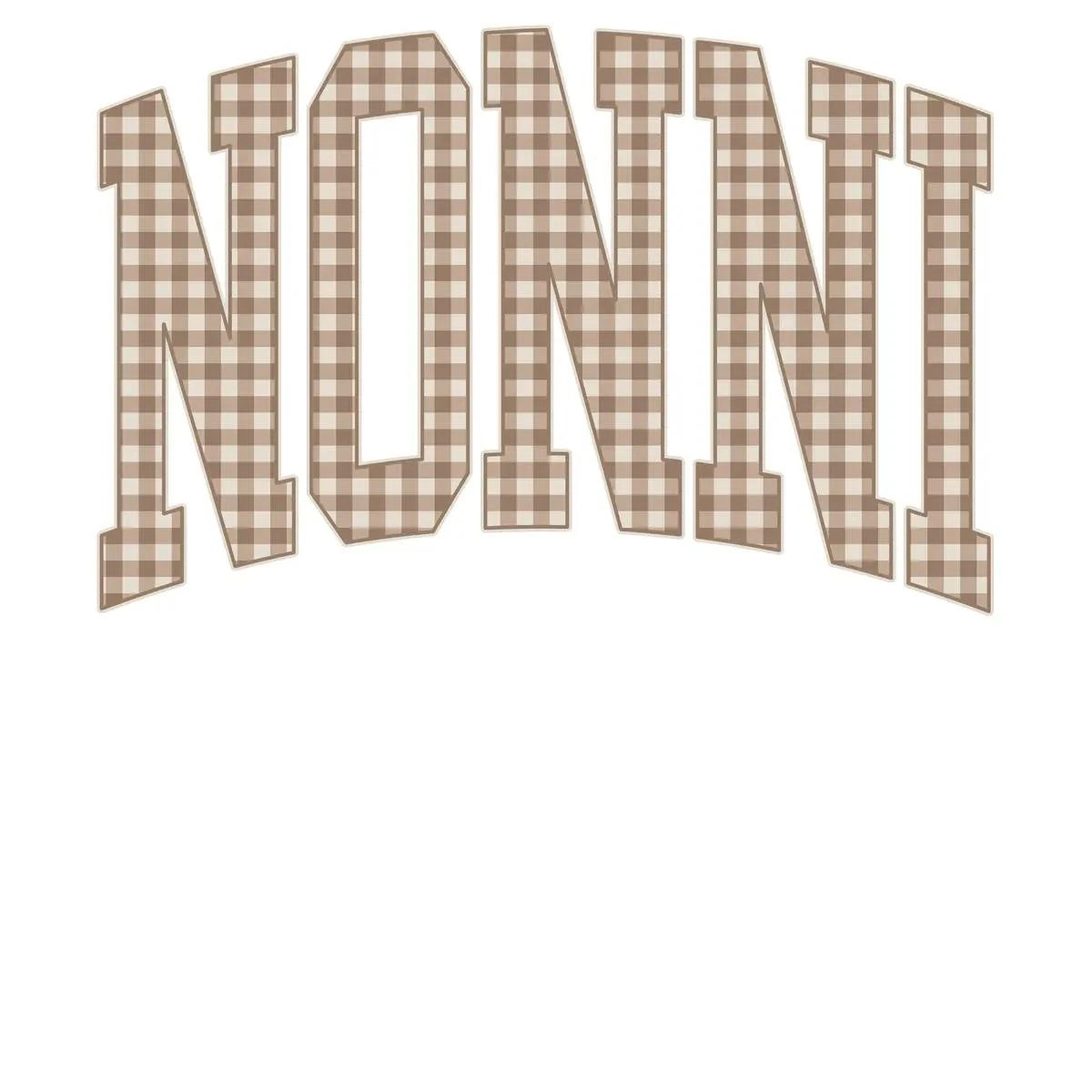 Personalized Grandma Sweatshirt Vintage Gingham Varsity – NONNI