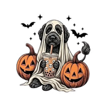 Personalized Dog Halloween T-Shirt, Custom Choose Your Dog Breed Ghost Boba Design, Cute Spooky Fall Pet Mom Dog Lover Gift – Portuguese Water