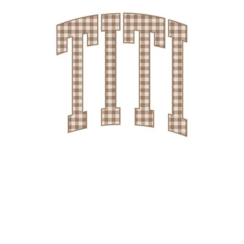 Personalized Grandma Sweatshirt Vintage Gingham Varsity – TITI