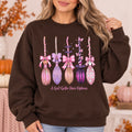 A Girl Gotta Have Options Coquette Halloween Sweatshirt Pink Witch Broom Spooky Season Crewneck for Women Girls