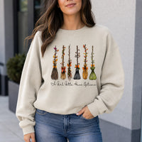 A Girl Gotta Have Options Witch Broom Shirt, Funny Halloween Tee or Sweatshirt for Women, Cute Vintage Fall Broom Graphic